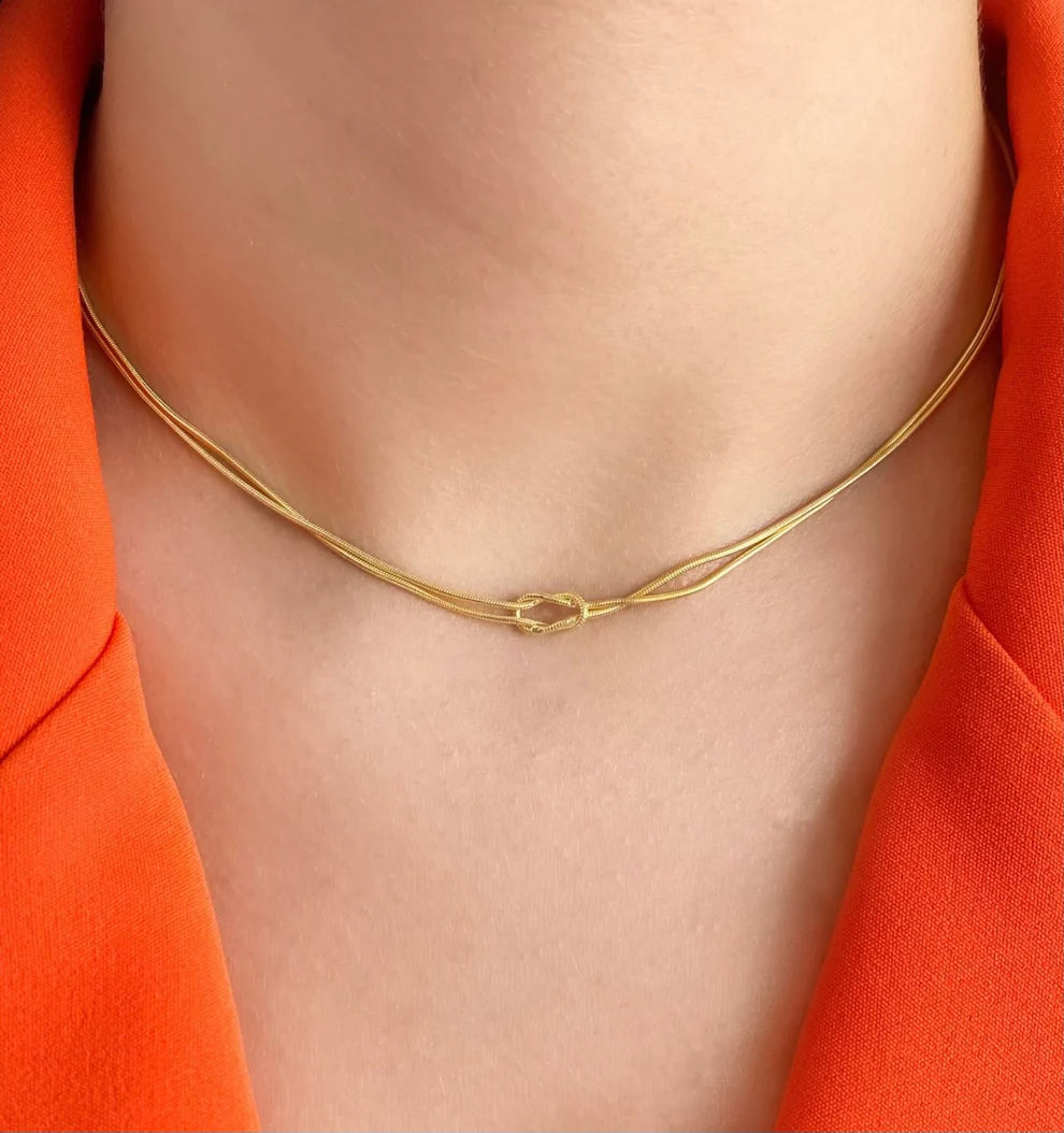 Gouden Infinity Ketting