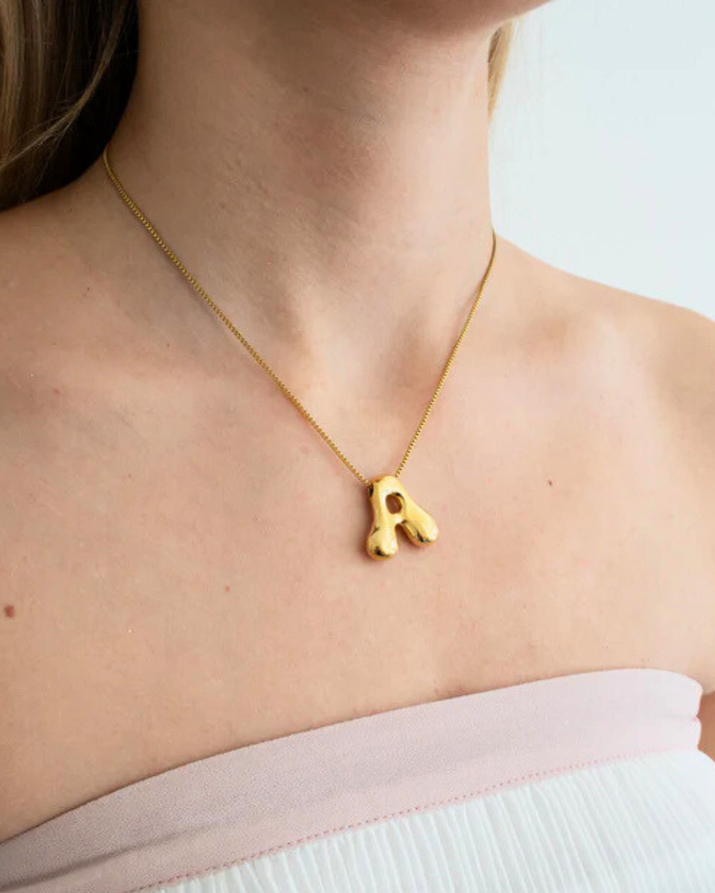 Bubble Letter Ketting