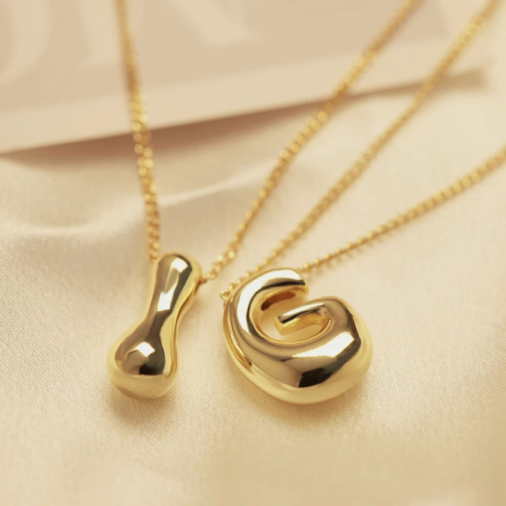 Bubble Letter Ketting
