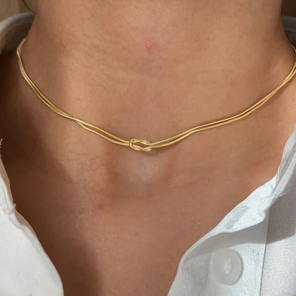 Gouden Infinity Ketting