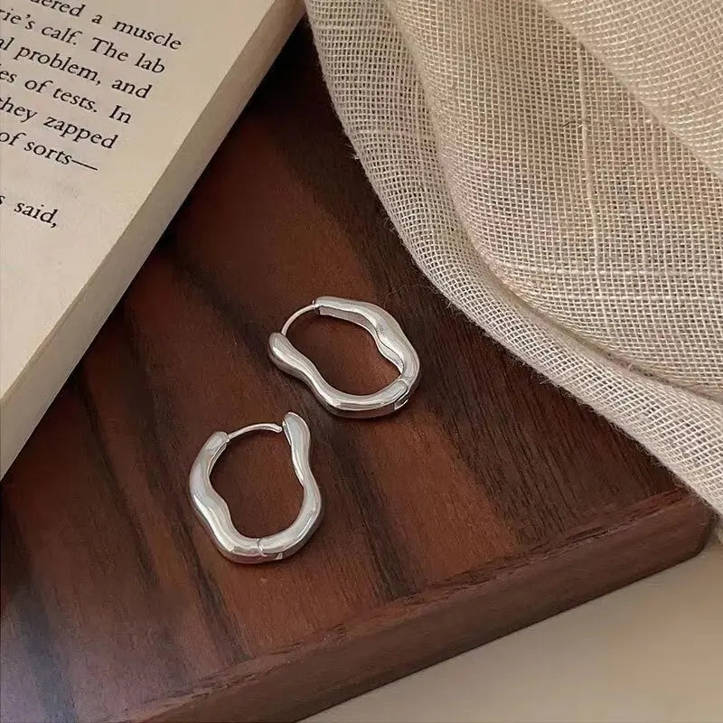 Metallic Loop oorbellen