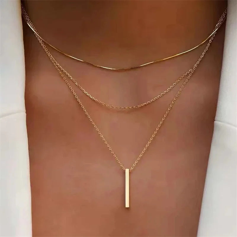 Gold Bar Laagjesketting