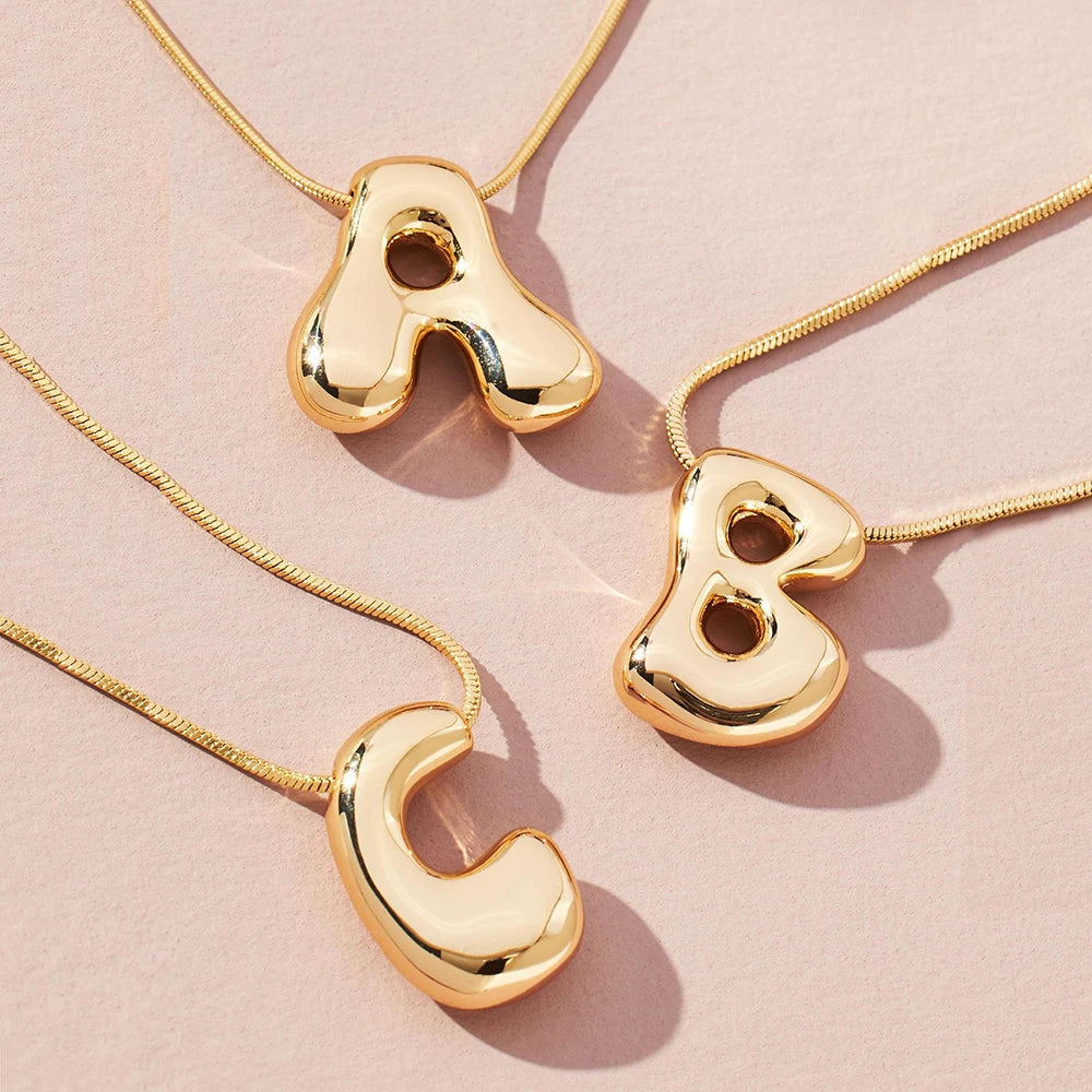 Bubble Letter Ketting