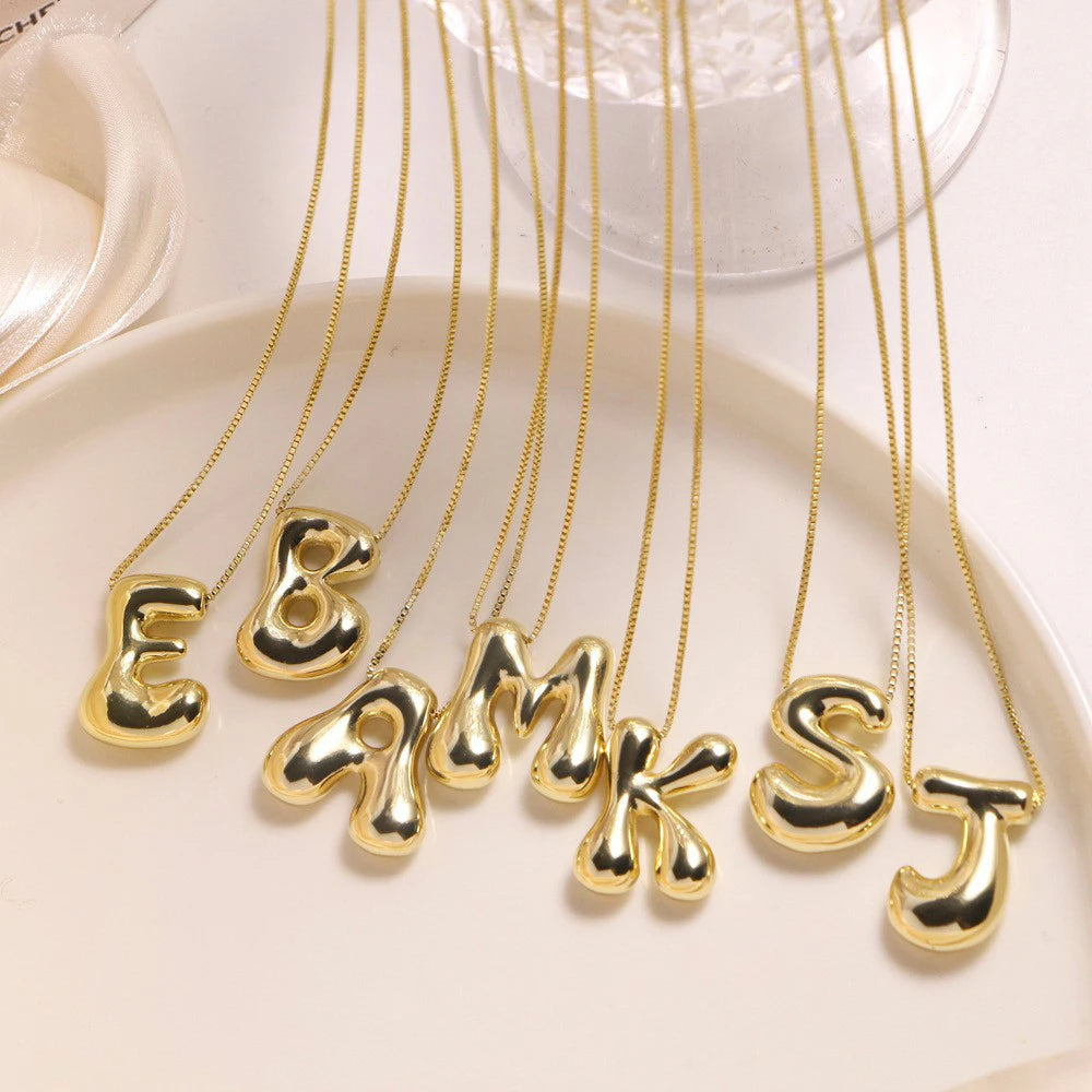 Bubble Letter Ketting