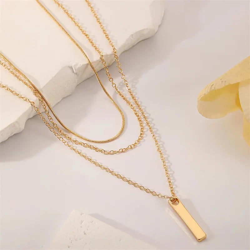 Gold Bar Laagjesketting