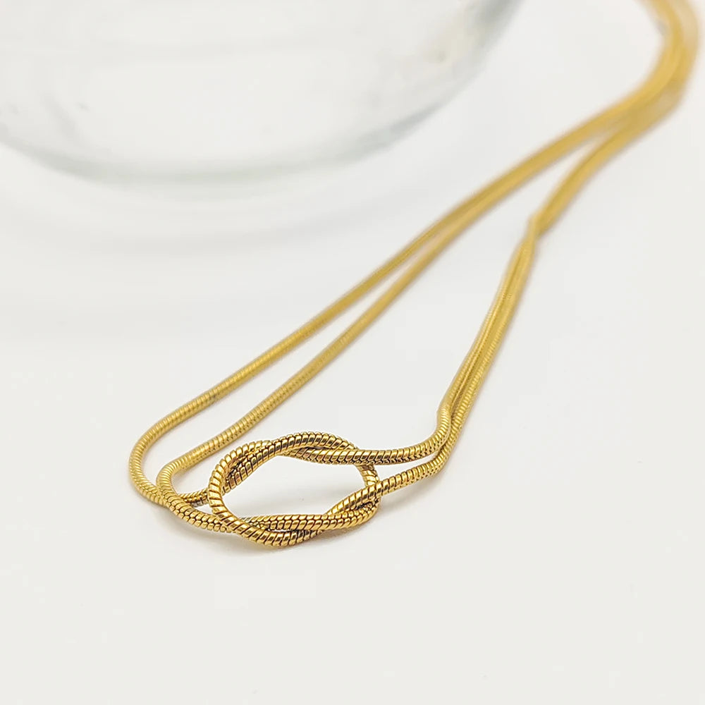 Gouden Infinity Ketting